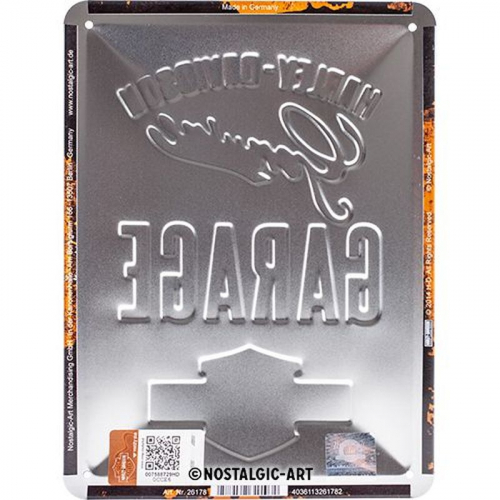 Blechschild Harley Garage 3